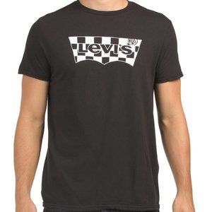 NWT LEVI'S SPORTSWEAR MEN'S BLACK CREW NECK SHORT SLEEVE T-SHIRT SIZE S